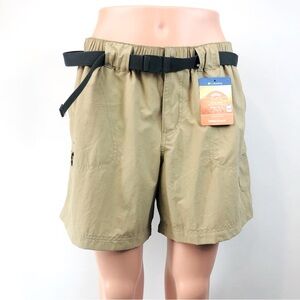 NWT Columbia Walnut River Tan Cargo Shorts